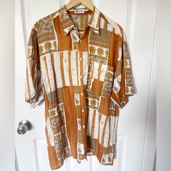 Vintage Guy Fleury short sleeve Button down shirt - Picture 2 of 7